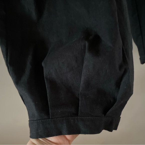 NWT The Celect Los Angeles Black Linen Pull-On Balloon Pants Streetwear Size XL - Picture 7 of 16